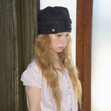 summer lace beanie black