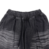 aqua wash big balloon denim