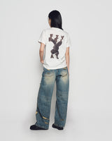 25FW WOMAN ファジーフォントラビット半袖Tシャツ