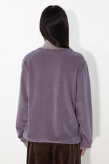 Striped plush base T-shirt