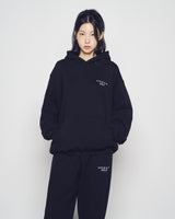 25FW ベーシックロゴナッピングフーディー ブラック