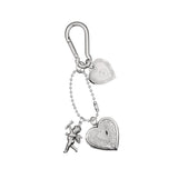 cupid heart keyring