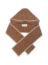 smile hood muffler brown