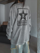 R Star Pigment Loose Fit Long Sleeve