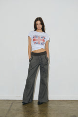 ag cotton pants (dark grey)