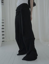 Warr Pintuck Wrap Bootcut Pants