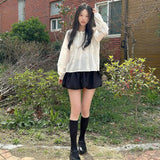 BOHEMIAN VOLUME BLOUSE  (Cream)