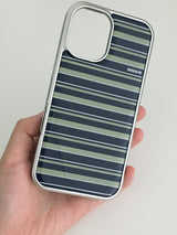 silver cool stripe case (olive)