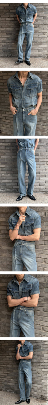 [MUSCLE FIT] Cool ever western pocket shirts(3color)