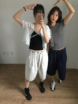 Dot Capri Shirt  (2color)