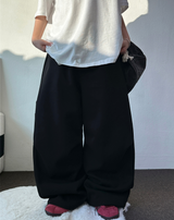 サニーサイドアップ☀カーペンターツーピンタックパラシュートバルーンスウェットパンツ 🖤🤍🩶3カラー