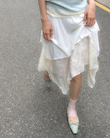 my romance lace flat shoes