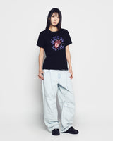 26FW ウーマンローリング ストーンズスパングレスショートスリーブ Tシャツ