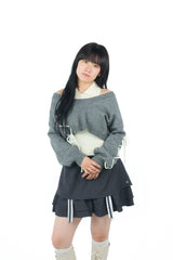 gater tiered skirt(gray)