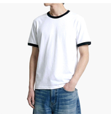 Essential Standard Short Sleeve Ringer T-shirt Understar White