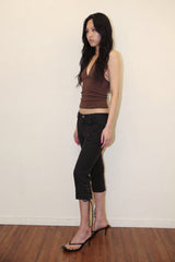 Laceup Capri Pants