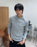 ドパ マッスルフィット リブド ロングスリーブ トップ
