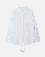 #Basic Rayon Loose Fit Shirt (4color)