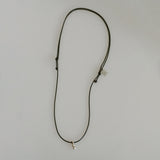 Drop necklace [black]