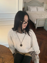 Lorne Soft Airy Raglan Long Sleeve Knit