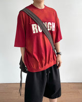 Folding Printed Short Sleeve Tee