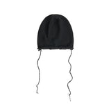 ロングストリングメッシュビーニー (BLACK)