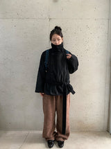 リムロベルトダブルボタンハイネックコート