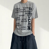 チャイブ レタリング ショートスリーブ Tシャツ(4 colors)