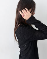 Polka Dot Heart Ring