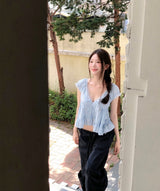 haiti tiered frill v lace bl