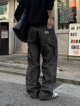 Patch corduroy carpenter denim