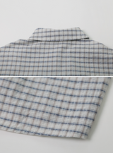 #Seersucker Check Overfit Shirt (2color)