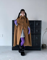 ケープウーレンコート (CAMEL)