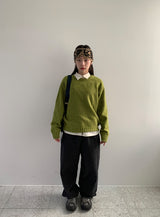 Kirkleb Raglan Color Round Knit