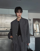 Gakuran Crop Jacket