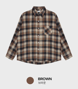  Glife S Daily Overfit Check Long Sleeve Shirt