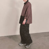 switch panel check shirt_black