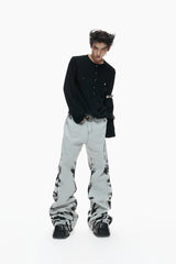 Washed Tie Dye Jeans