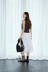 MORI LACE MAXI SKIRT