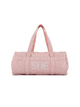 LEO STUDDED DUFFEL BAG / PINK