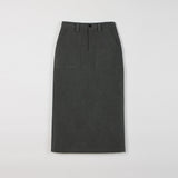 ピグメントビンテージスカート DEEP KHAKI