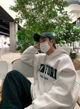  Urban Stanford Double Middle Cloth Embroidery Hoodie