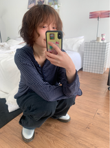 デルトボタン ダンガラフードTシャツ(3c)