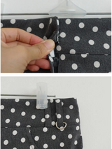 LOW-WAIST POLKA DOT SHORTS (2COLORS!)
