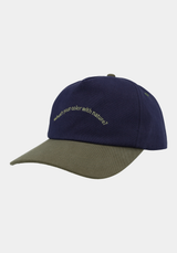 slogan 5P ball cap / navy khaki