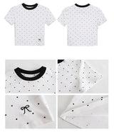 ヒムドットラウンド半袖Tシャツ
