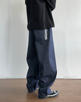 ビエリストライプデニムパンツ
