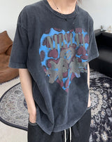 ペナー ハート ウォッシュド ショートスリーブ Tシャツ