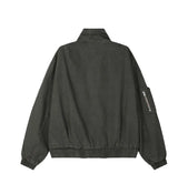 デンズ ウォッシュド ハイネック フィールド ジャケット