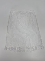 Popcorn Flower Frill Midi Skirt